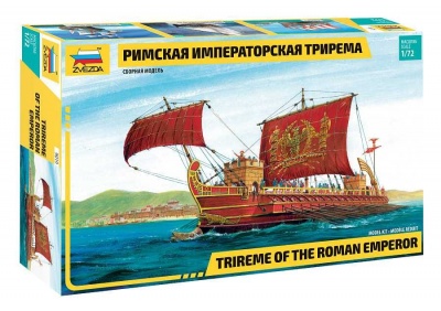 Trireme of the Roman Emperor (1:72) Model Kit loď 9019 - Zvezda