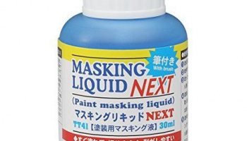 Masking Liquid NEXT (Paint Masking Liquid, with Brush, 30ml) - Hasegawa