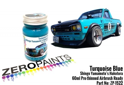 Turquoise Blue Paint - Shingo Yamamoto’s Hakotora 60ml - Zero Paints