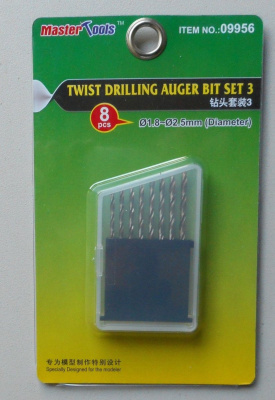 Twist Drilling Auger Bit Set 3 (1.8-2.5mm Diameter) - Trumpeter