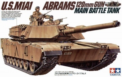 U.S. M1A1 Abrams 120mm Gun Main Battle Tank 1:35 - Tamiya