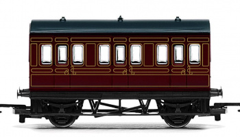 Vagón osobní HORNBY RAILROAD R4671 - LMS 4 Wheel Coach