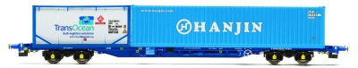 Vagón nákladní HORNBY R6793 - Tiphook KFA Container Wagon