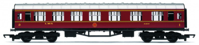 Vagón osobní HORNBY RAILROAD R4388 - LMS Composite Coach - LMS Maroon