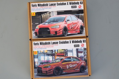 Varis Mitsubishi Lancer Evo X Widebody Kit for Aoshima Evo X - Hobby Design