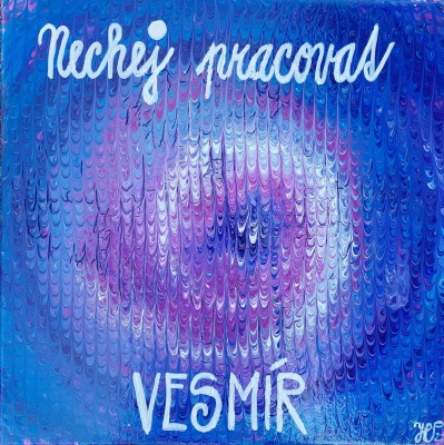 Vesmír, akryl na plátně 30x30 cm - Obrazy na míru