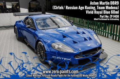 Vivid Royal Blue - Aston Martin DBR9 (Cirtek/ Russian Age Racing, Team Modena) 60ml - Zero Paints