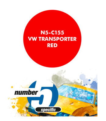 VW Transporter Red  Paint for Airbrush 30 ml - Number 5