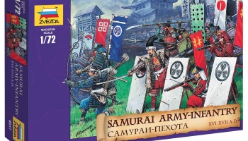 Wargames (AoB) figurky 8017 - Samuray Infantry XVI-XVII A. D. (1:72)