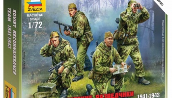 Wargames (WWII) figurky 6137 - Soviet Reconnaissance Team (1:72)