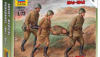 Wargames (WWII) figurky 6152 - Soviet Medical Personnel 1941-42 (1:72)