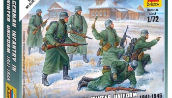 Wargames (WWII) figurky 6198 - German Infantry (Winter Uniform) (1:72)