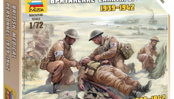Wargames (WWII) figurky 6228 - British Medic Team (1:72)