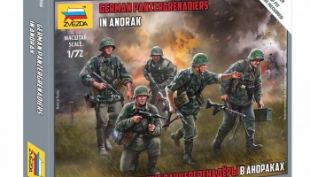 Wargames (WWII) figurky 6270 - German Panzergrenadiers (1:72) - Zvezda