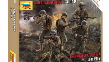 Wargames (WWII) figurky - US Infantry (1:72) Zvezda