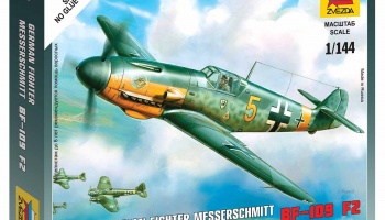 Wargames (WWII) letadlo 6116 - Messerschmitt Bf 109F-2 (1:144)