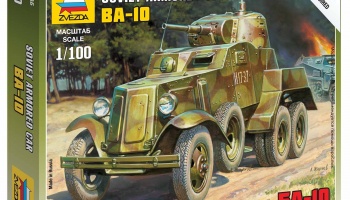 Wargames (WWII) military 6149 - Soviet Armored Car BA-10 (1:100)