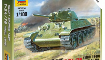 Wargames (WWII) tank 6101 - Soviet Medium Tank T-34/76 (1:100)