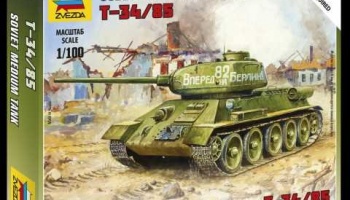 Wargames (WWII) tank 6160 - Soviet Medium Tank T-34/85 (1:100)