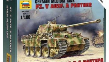 Wargames (WWII) tank 6196 - Pz.V Ausf. A Panther(1:100)