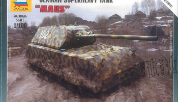 Wargames (WWII) tank 6213 - German Superheavy Tank "Maus" (1:100) - Zvezda