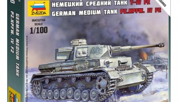 Wargames (WWII) tank - Panzer IV Ausf.H (1:100) - Zvezda