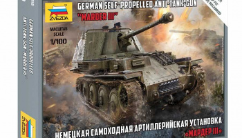German Tank Destroyer "Marder III" (1:100) - Zvezda
