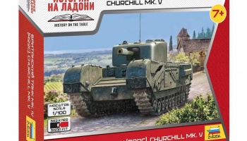 Wargames (WWII) tank 6294 - Churchill (1:100) - Zvezda