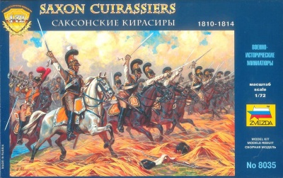 Wargames (AoB) figurky 8035 - Saxon Cuirassiers 1810-1814 (1:72)