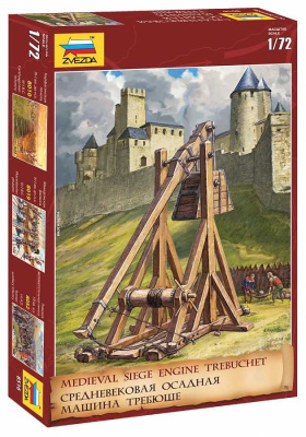 Wargames (AoB) katapult 8516 - Medieval Siege Engine Trebuchet (1:72) - Zvezda