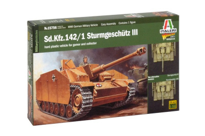 Wargames military - Sd.Kfz.142/1 Sturmgeschütz III (1:56) - Italeri