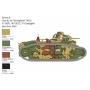 Wargames tank 15766 - CHAR B1 BIS (1:56) - Italeri