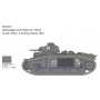 Wargames tank 15766 - CHAR B1 BIS (1:56) - Italeri