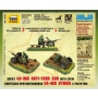 Wargames (WWII) figurky 6112 - Soviet Gun 45mm (1:72)