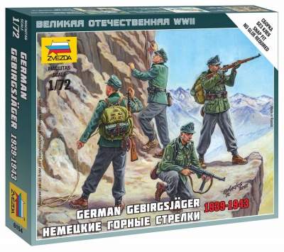 Wargames (WWII) figurky 6154 - German Gebirgsjäger (1:72)