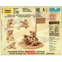 Wargames (WWII) figurky 6167 - British Machine Gun with crew 1939-42 (1:72)