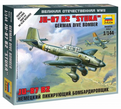 Wargames (WWII) letadlo 6123 - Junkers JU-87 Stuka (1:144)