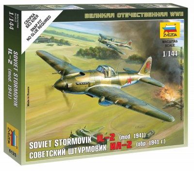 Wargames (WWII) letadlo 6125 - Ilyushin IL-2 Stormovik (1:144)