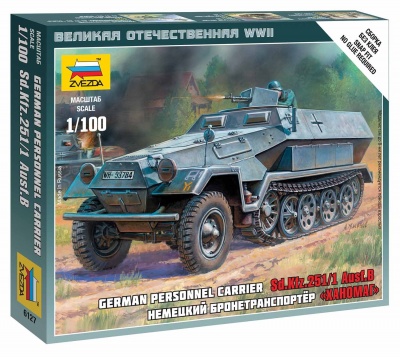 Wargames (WWII) military 6127 - Sd.Kfz.251/1 Ausf.B (1:100)