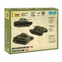 Wargames (WWII) military - Т-70B Soviet Tank (1:100) - Zvezda