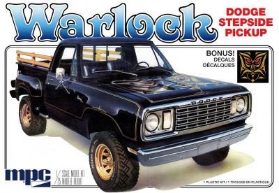 Warlock Dodge Stepside Pickup 1/25 - MPC