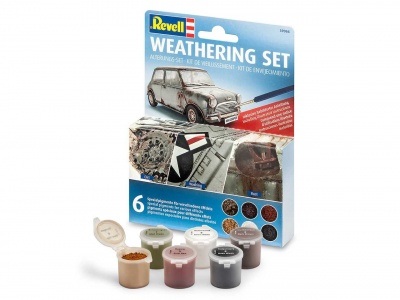 Weathering Set - sada pigmentů (6 druhů) - Revell