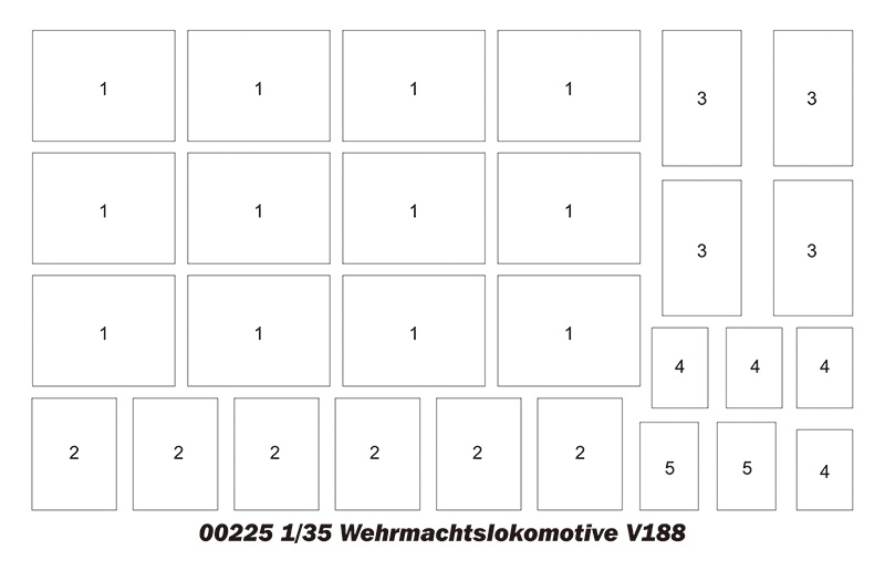 Wehrmachtslokomotive V188, 1:35, 005/00225 - Plastikové modely a