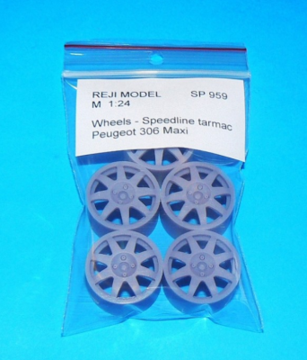 Wheels – Speedline tarmac / Peugeot 306 Maxi 5pcs. 1/24 - REJI MODEL