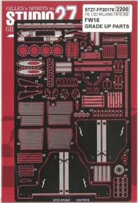 Williams FW16 - Grade Up Parts 1/20 - Studio27