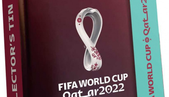 WORLD CUP 2022 - ADRENALYN - plechová krabička (pocket) - Panini