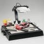 Work Station W/Magnifying Lens - Tamiya