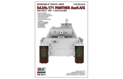 Workable Tracks for Panther A or G 1/35 – Rye Field Model