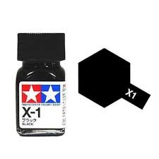 X-1 Black Enamel Paint X1 - Tamiya