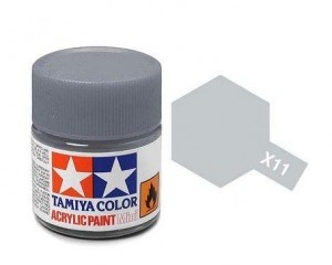 X-11 Chrome Silver Acrylic Paint Mini X11 - Tamiya